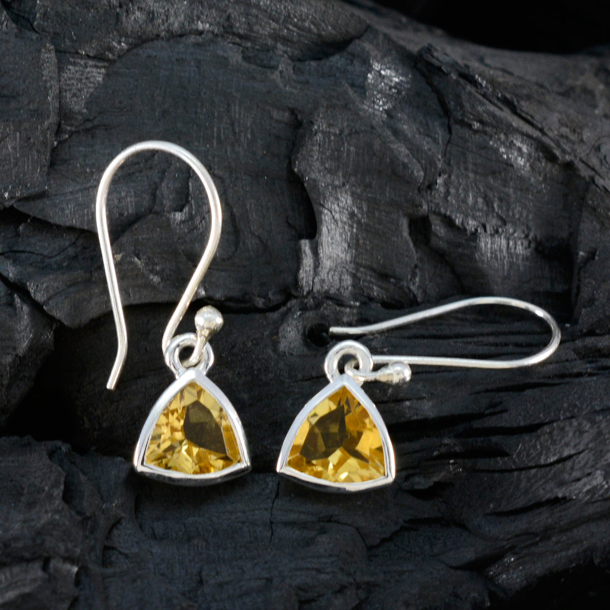 Citrine-Moroccan-Audrey-Solitaire-Dangle-Yellow-Sterling-Silver-Earring