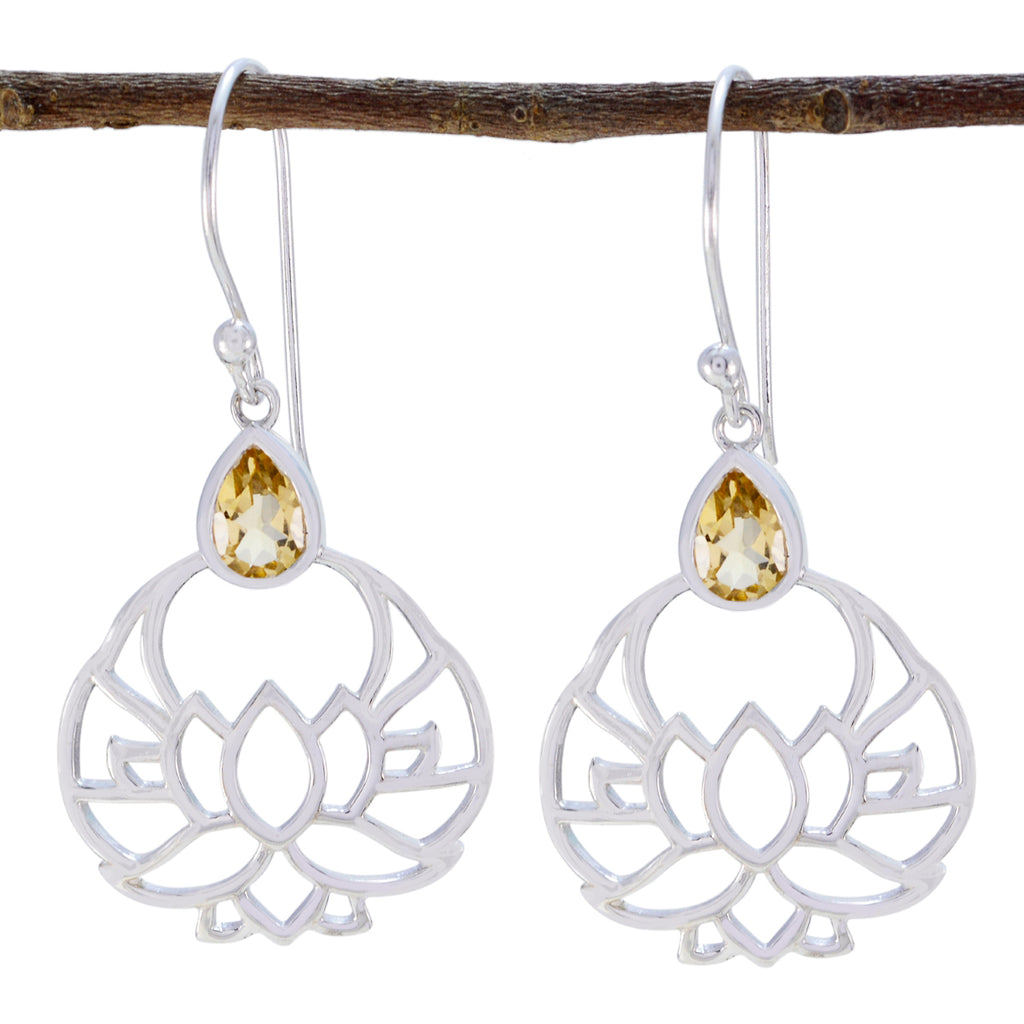 Citrine-Mexican-Ida-Solitaire-Dangle-Yellow-925-Sterling-Silver-Earring