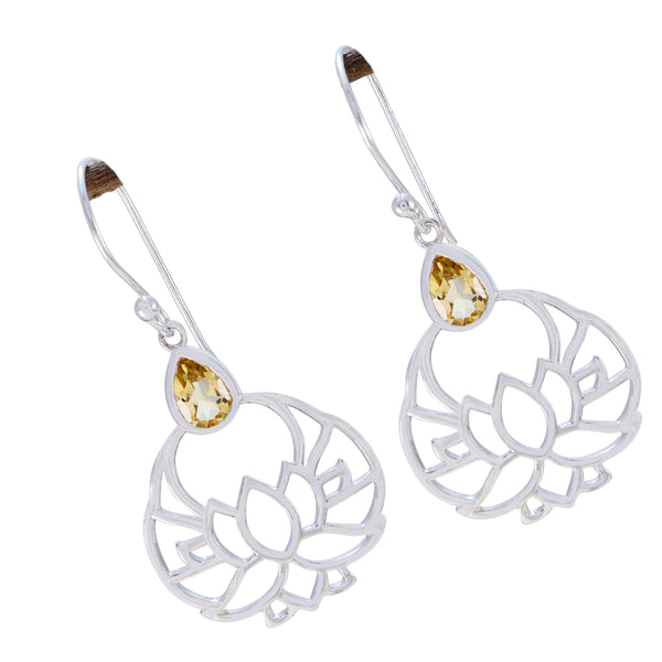 Citrine-Mexican-Ida-Solitaire-Dangle-Yellow-925-Sterling-Silver-Earring
