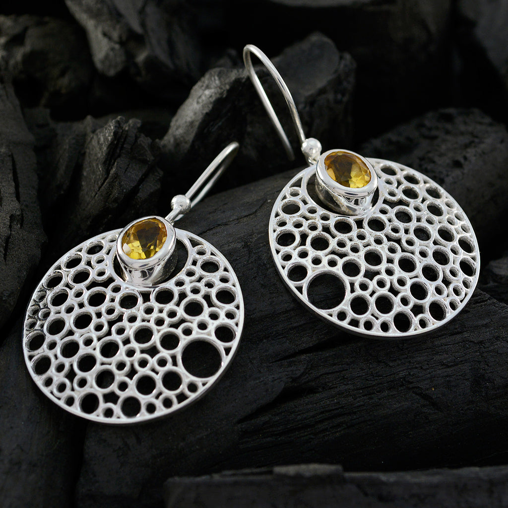 Citrine-Australian-Ines-Solitaire-Dangle-Yellow-925-Sterling-Silver-Earring