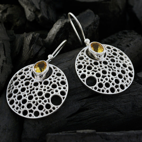 Citrine-Australian-Ines-Solitaire-Dangle-Yellow-925-Sterling-Silver-Earring