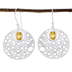 Citrine-Australian-Ines-Solitaire-Dangle-Yellow-925-Sterling-Silver-Earring