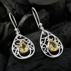 Citrine-German-Isabelle-Solitaire-Dangle-Yellow-925-Silver-Earring
