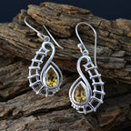 Citrine-African-Isla-Solitaire-Dangle-Yellow-925-Sterling-Silver-Earring