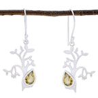 Citrine-American-Katarina-Solitaire-Dangle-Yellow-Sterling-Silver-Earring