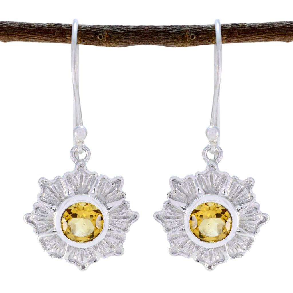 Citrine-Korean-Katharina-Solitaire-Dangle-Yellow-92.5-Silver-Earring