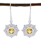 Citrine-Korean-Katharina-Solitaire-Dangle-Yellow-92.5-Silver-Earring