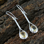 Citrine-Japanese-Kennedy-Solitaire-Dangle-Yellow-925-Silver-Earring