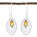 Citrine-Turkish-Laura-Solitaire-Dangle-Yellow-Sterling-Silver-Earring