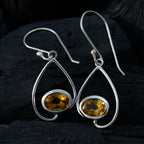 Citrine-Italian-Layla-Solitaire-Dangle-Yellow-925-Silver-Earring