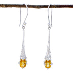 Citrine-Australian-Lili-Solitaire-Dangle-Yellow-925-Sterling-Silver-Earring