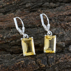 Citrine-German-Luna-Solitaire-Dangle-Yellow-92.5-Silver-Earring