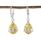 Citrine-African-Marie-Solitaire-Dangle-Yellow-925-Sterling-Silver-Earring