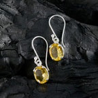 Citrine-Egyptian-Mia-Solitaire-Dangle-Yellow-92.5-Silver-Earring