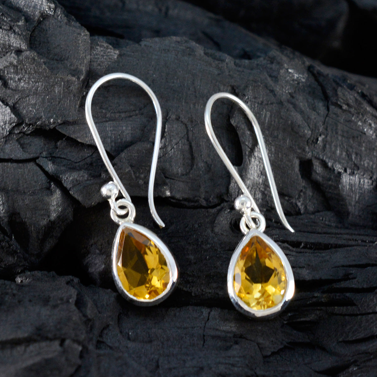 Citrine-Middle-Eastern-Aiko-Solitaire-Dangle-Yellow-92.5-Silver-Earring