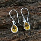 Citrine-Middle-Eastern-Aiko-Solitaire-Dangle-Yellow-92.5-Silver-Earring