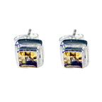 Citrine-Turkish-Nora-Solitaire-Stud-Yellow-925-Silver-Earring