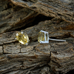 Citrine-Australian-Penelope-Solitaire-Stud-Yellow-925-Silver-Earring