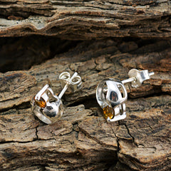 Citrine-American-Alejandra-Solitaire-Stud-Yellow-925-Silver-Earring