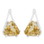 Citrine-Korean-Amanda-Solitaire-Stud-Yellow-Sterling-Silver-Earring