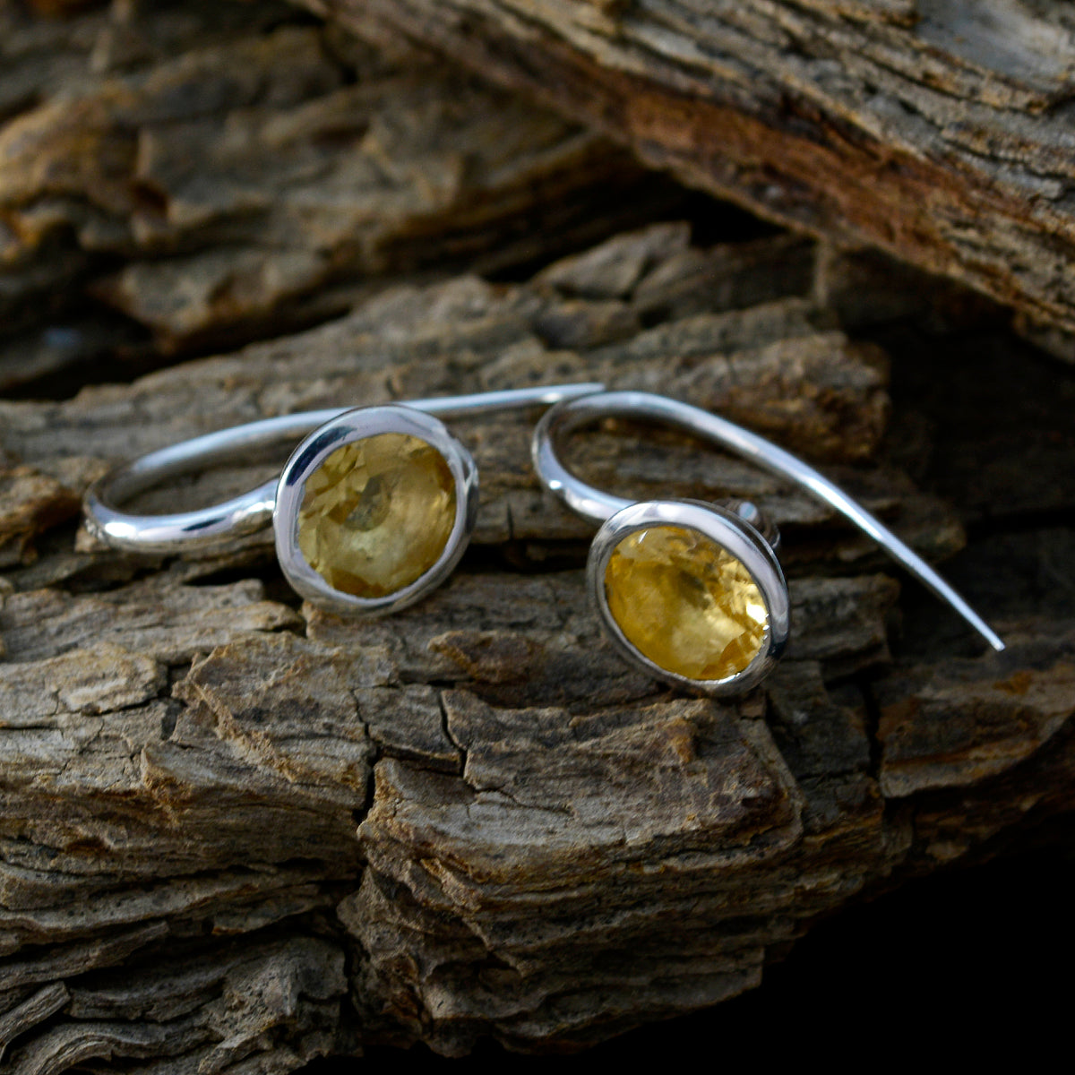 Citrine-Latin-American-Sarah-Solitaire-Dangle-Yellow-Sterling-Silver-Earring