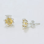 Citrine-Korean-Fernanda-Solitaire-Stud-Yellow-Sterling-Silver-Earring