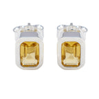 Citrine-Korean-Lucia-Solitaire-Stud-Yellow-925-Sterling-Silver-Earring