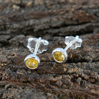 Citrine-American-Lourdes-Solitaire-Stud-Yellow-925-Silver-Earring