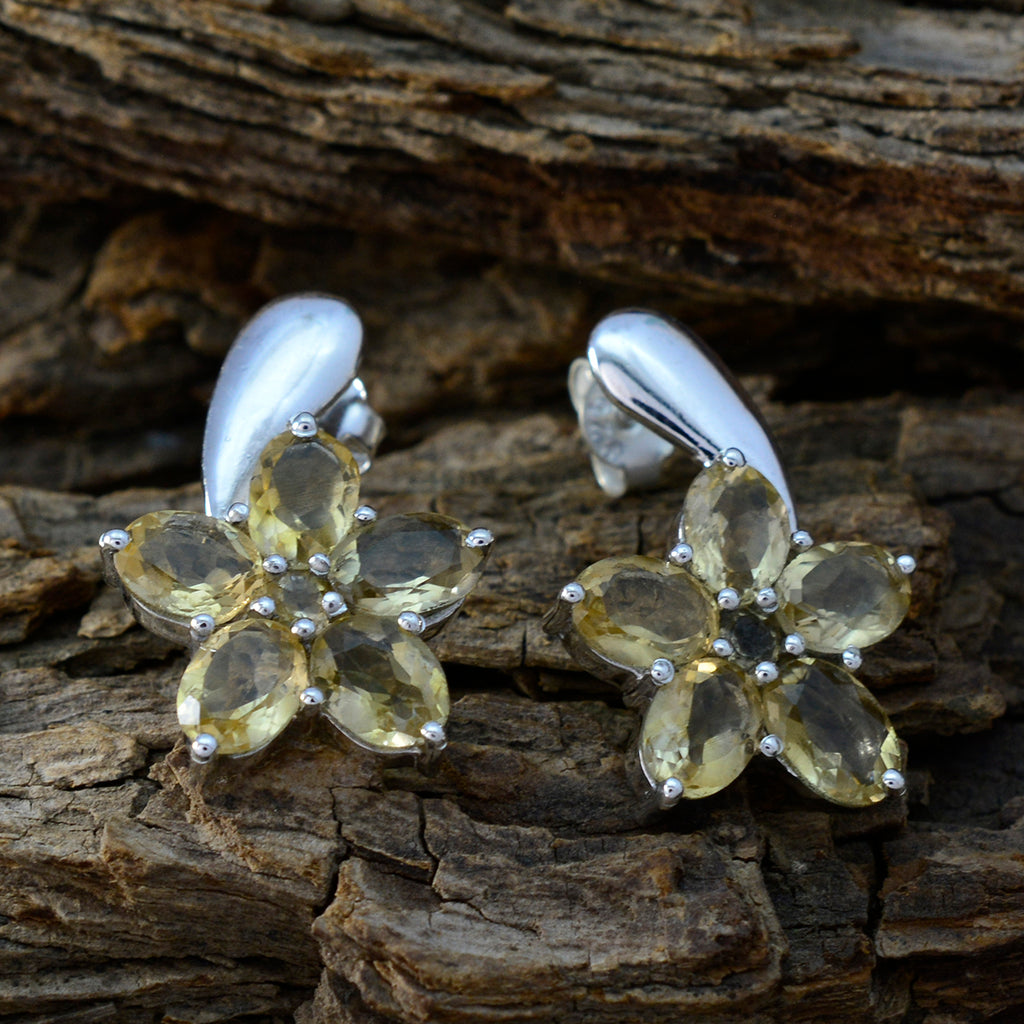 Citrine-Turkish-Natalia-multiple-Stud-Yellow-Sterling-Silver-Earring