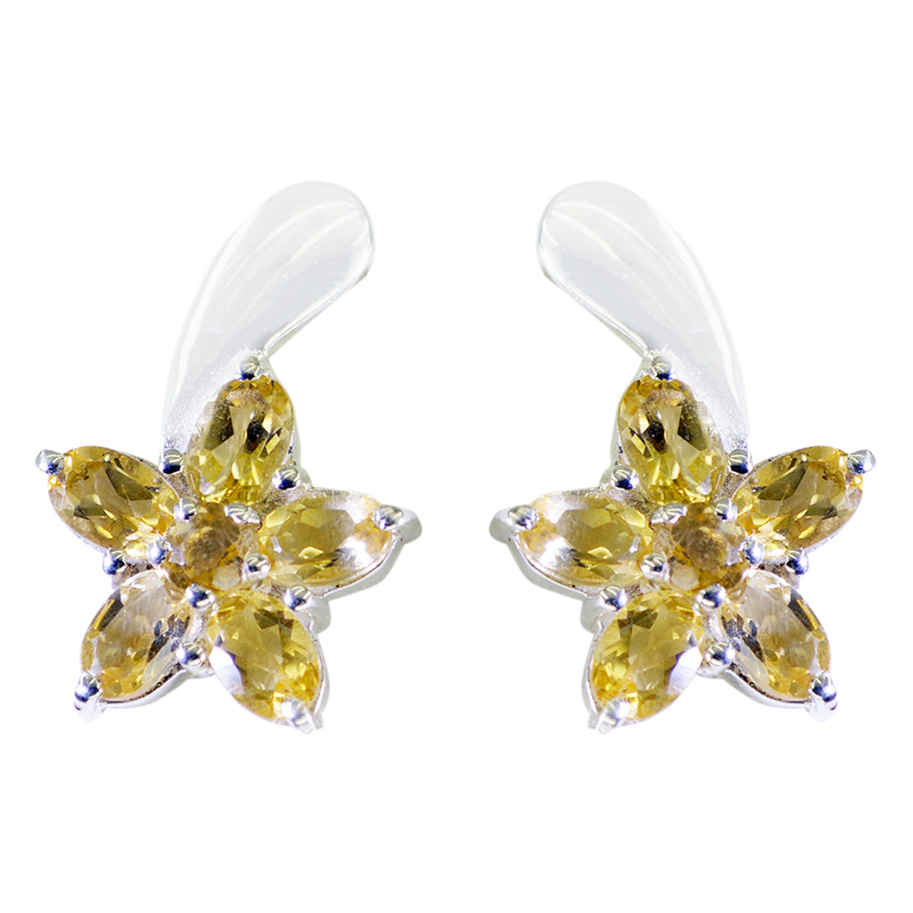 Citrine-Turkish-Natalia-multiple-Stud-Yellow-Sterling-Silver-Earring