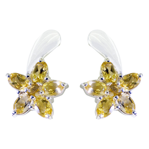 Citrine-Turkish-Natalia-multiple-Stud-Yellow-Sterling-Silver-Earring