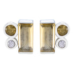 Citrine-Australian-Paula-multiple-Stud-Yellow-925-Sterling-Silver-Earring