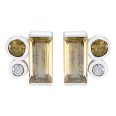 Citrine-Australian-Paula-multiple-Stud-Yellow-925-Sterling-Silver-Earring