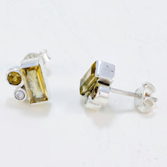 Citrine-Australian-Paula-multiple-Stud-Yellow-925-Sterling-Silver-Earring
