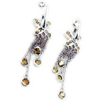 Citrine-Japanese-Victoria-multiple-Dangle-Yellow-Sterling-Silver-Earring