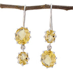 Citrine-Turkish-Violet-multiple-Dangle-Yellow-925-Silver-Earring