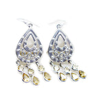 Citrine-Italian-Yasmin-multiple-Dangle-Yellow-925-Silver-Earring