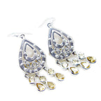 Citrine-Italian-Yasmin-multiple-Dangle-Yellow-925-Silver-Earring
