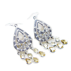 Citrine-Italian-Yasmin-multiple-Dangle-Yellow-925-Silver-Earring