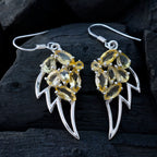 Citrine-American-Victoria-multiple-Dangle-Yellow-925-Silver-Earring
