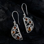 Citrine-Middle-Eastern-Audrey-multiple-Dangle-Yellow-92.5-Silver-Earring