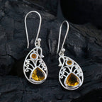 Citrine-French-Ha-eun-Toi-et-Moi-Dangle-Yellow-925-Silver-Earring