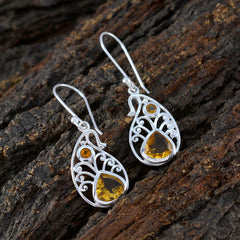 Citrine-French-Ha-eun-Toi-et-Moi-Dangle-Yellow-925-Silver-Earring