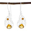 Citrine-French-Ha-eun-Toi-et-Moi-Dangle-Yellow-925-Silver-Earring