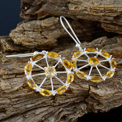 Citrine-Russian-Isabel-multiple-Dangle-Yellow-925-Sterling-Silver-Earring