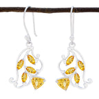 Citrine-Egyptian-Isabelle-multiple-Dangle-Yellow-925-Silver-Earring