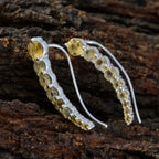 Citrine-Moroccan-Agustina-multiple-EarCuff-Yellow-925-Sterling-Silver-Earring