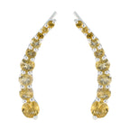 Citrine-Moroccan-Agustina-multiple-EarCuff-Yellow-925-Sterling-Silver-Earring
