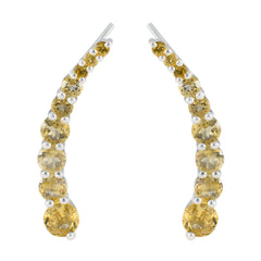 Citrine-Moroccan-Agustina-multiple-EarCuff-Yellow-925-Sterling-Silver-Earring