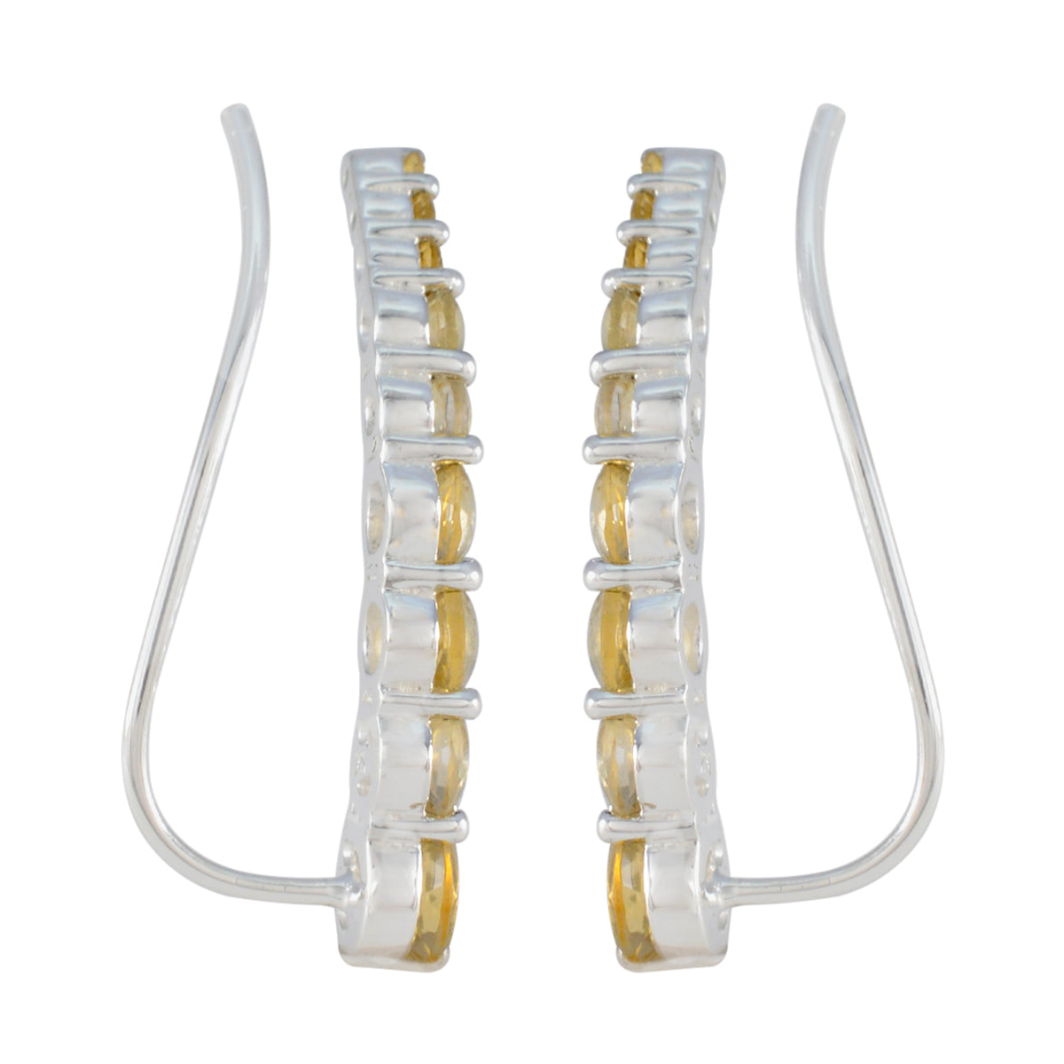 Citrine-Moroccan-Agustina-multiple-EarCuff-Yellow-925-Sterling-Silver-Earring